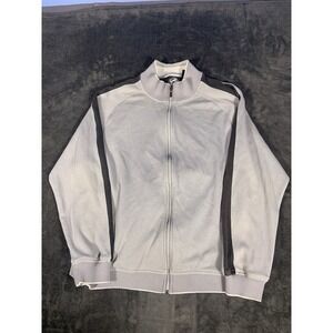AHead Golfing Full Zip Gray Sweater Men's Size XL